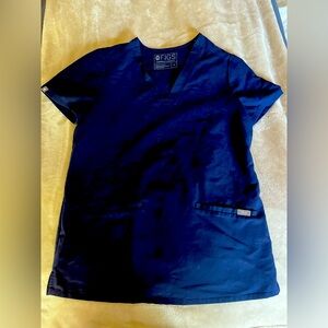 Figs Navy Blue scrub top